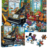 Music Room puzzle puzzle 1000 pezzi